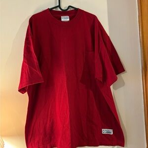 Vintage 90’s Discus Althletic Cotton Essential Heavyweight Boxy Red T-shirt 2XL